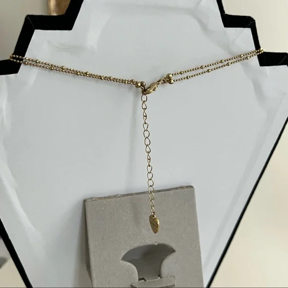 Betsey Johnson leopard heart and cross nec… - Picture 4 of 11